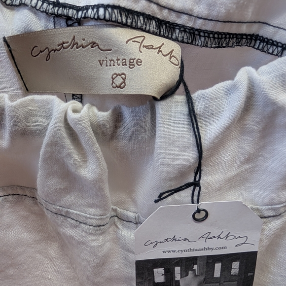 NWTO Cynthia Ashby Linen Pantaloons - Picture 7 of 9